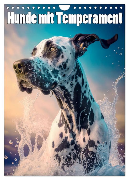 Produktbild: Hunde mit Temperament (Wandkalender 2026 DIN A4 hoch), CALVENDO Monatskalender