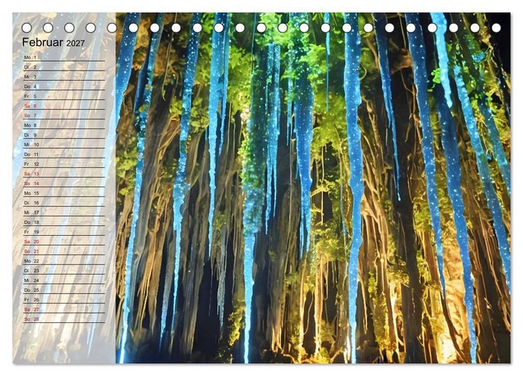 Produktbild: Magische Momente mit Naturspektakeln (Tischkalender 2027 DIN A5 quer), CALVENDO Monatskalender