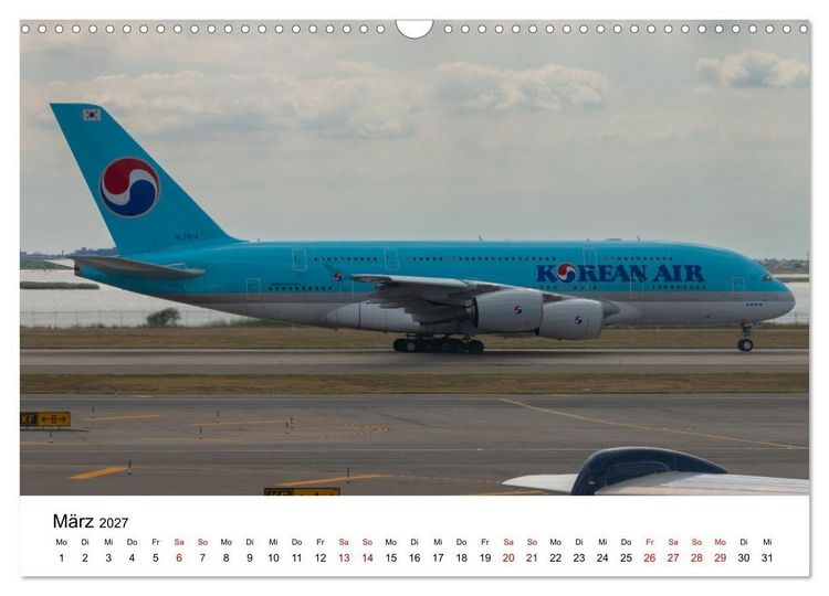 Produktbild: Airbus A380 - K&ouml;nig der L&uuml;fte (Wandkalender 2027 DIN A3 quer), CALVENDO Monatskalender