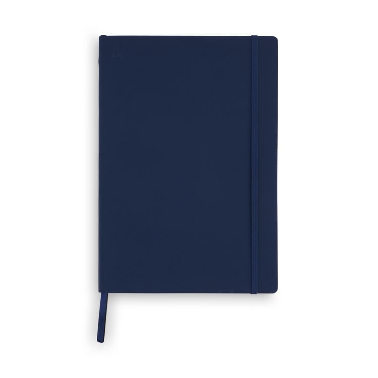 Produktbild: Notizbuch A6 Softcover Navy Blue Liniert, 128 Seiten