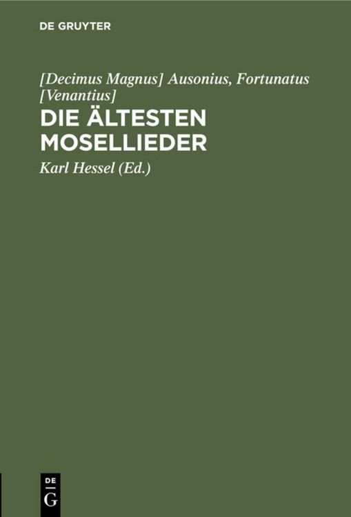 Produktbild: Die &auml;ltesten Mosellieder