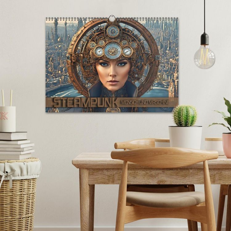 Produktbild: Steampunk - Mensch und Maschine (Wandkalender 2026 DIN A3 quer), CALVENDO Monatskalender