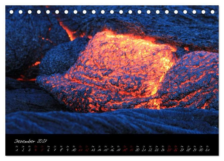 Produktbild: Kilauea Volcano Hawaii - Auf den Spuren von Feuerg&ouml;ttin Pele (Tischkalender 2027 DIN A5 quer), CALVENDO Monatskalender