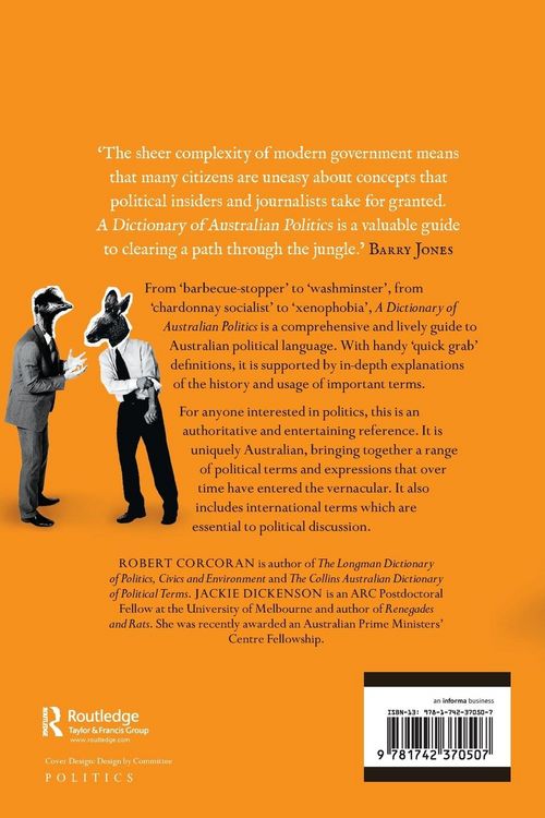 Produktbild: A Dictionary of Australian Politics