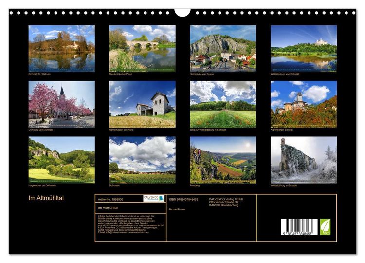 Produktbild: Im Altm&uuml;hltal (Wandkalender 2026 DIN A3 quer), CALVENDO Monatskalender