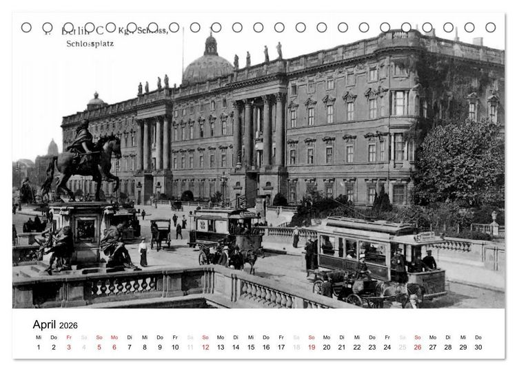 Produktbild: Gr&uuml;&szlig;e aus dem alten Berlin (Tischkalender 2026 DIN A5 quer), CALVENDO Monatskalender