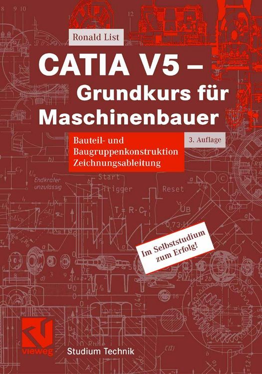 Produktbild: CATIA V5 - Grundkurs f&uuml;r Maschinenbauer