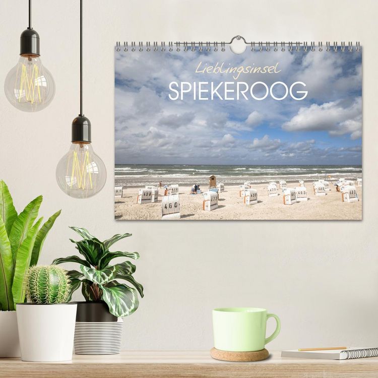 Produktbild: Lieblingsinsel Spiekeroog (Wandkalender 2026 DIN A4 quer), CALVENDO Monatskalender