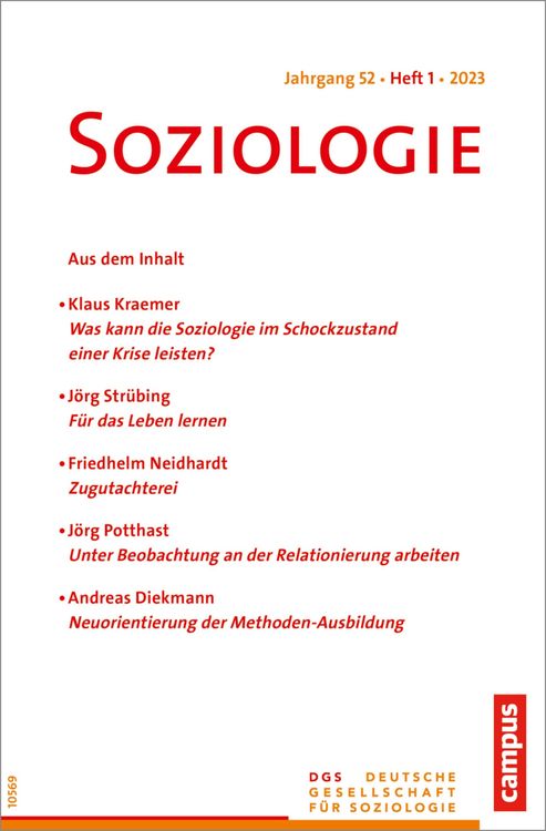 Produktbild: Soziologie 01/2023