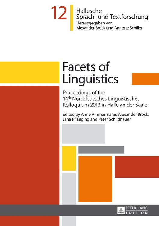 Produktbild: Facets of Linguistics
