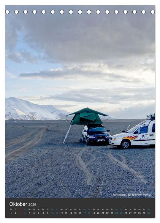 Produktbild: Camper Traum (Tischkalender 2026 DIN A5 hoch), CALVENDO Monatskalender