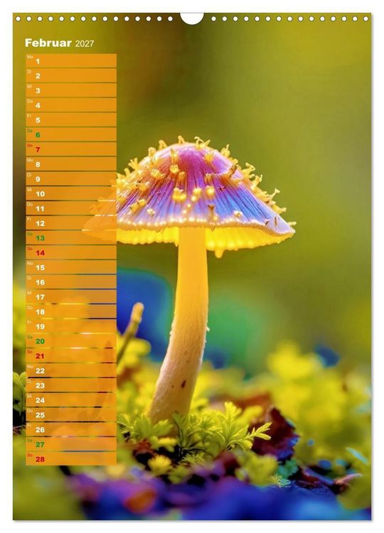 Produktbild: Bunte Farben der Natur (Wandkalender 2027 DIN A3 hoch), CALVENDO Monatskalender