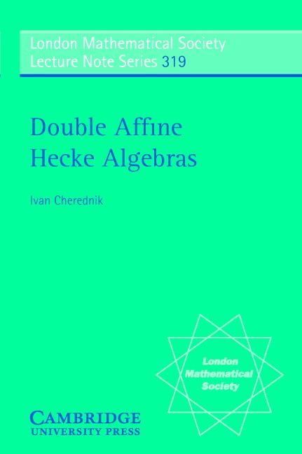 Produktbild: Double Affine Hecke Algebras