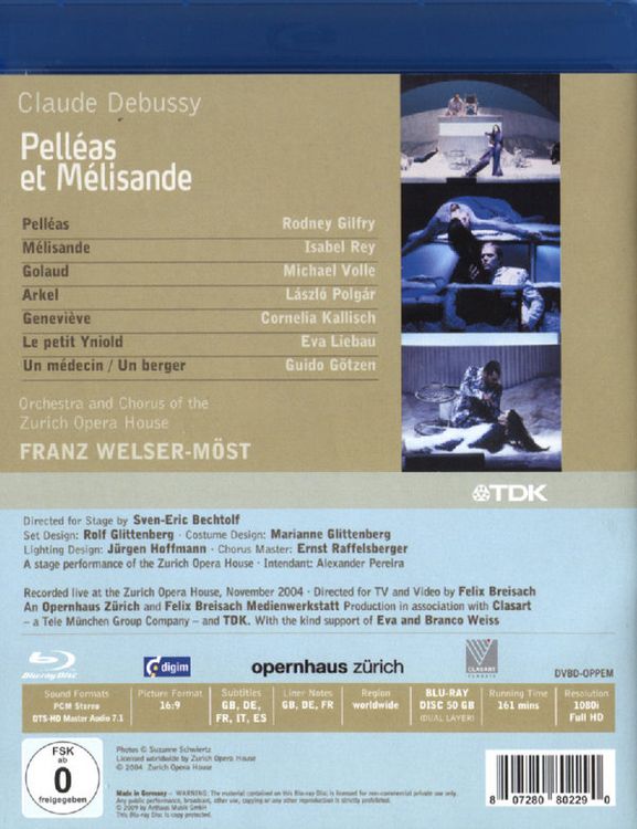 Produktbild: Claude Debussy - Pelleas et Melisande