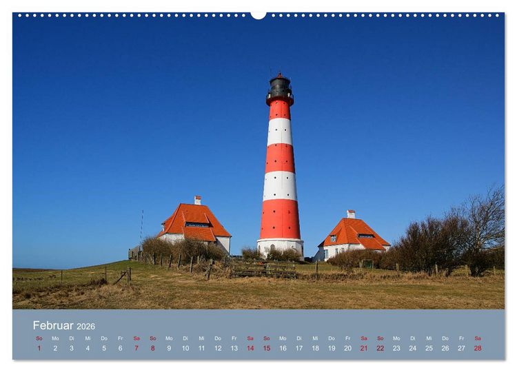 Produktbild: Westerhever (hochwertiger Premium Wandkalender 2026 DIN A2 quer), Kunstdruck in Hochglanz