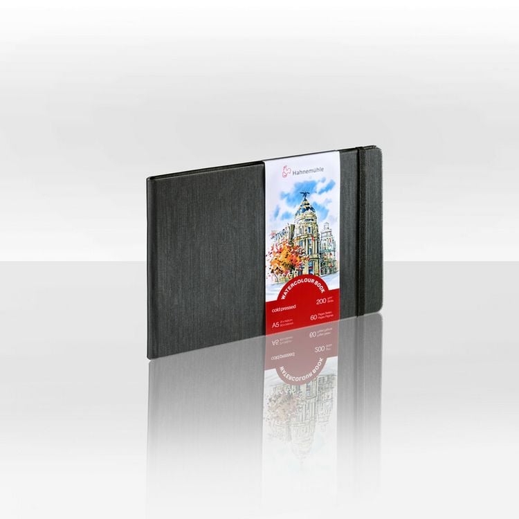 Produktbild: Hahnem&uuml;hle Papier Watercoulour Book 200g/m&sup2;, DIN A 5 Querformat, 200 g/m&sup2;