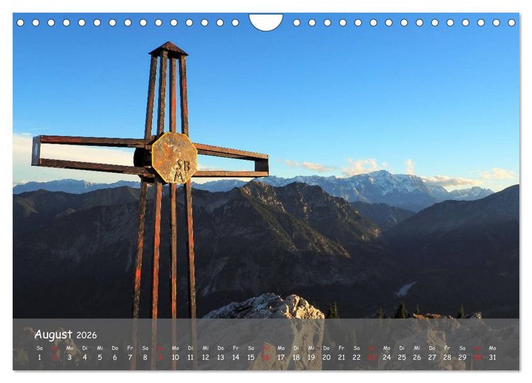 Produktbild: Ammergauer Alpen (Wandkalender 2026 DIN A4 quer), CALVENDO Monatskalender