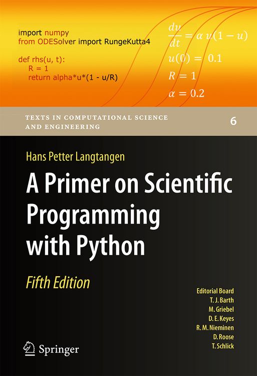Produktbild: A Primer on Scientific Programming with Python