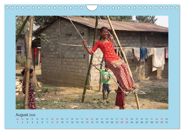 Produktbild: Kalender der Nepal Kinderhilfe e.V. (Wandkalender 2026 DIN A4 quer), CALVENDO Monatskalender