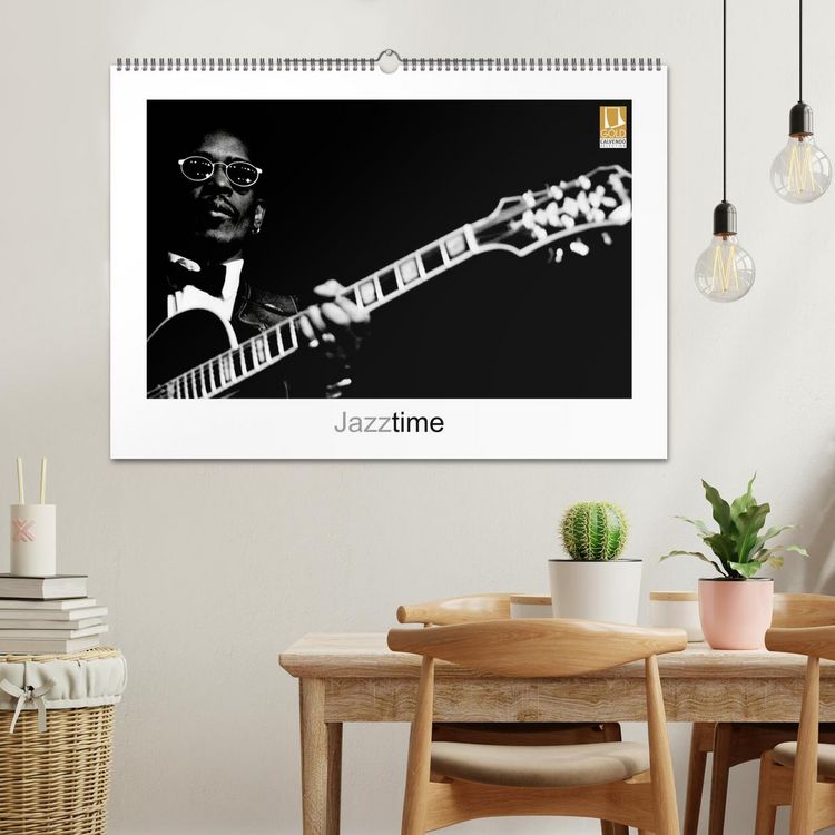 Produktbild: Jazztime (Wandkalender 2026 DIN A2 quer), CALVENDO Monatskalender