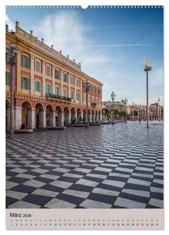 Produktbild: C&Ocirc;TE D&rsquo;AZUR Cannes, Monaco und Nizza (hochwertiger Premium Wandkalender 2026 DIN A2 hoch), Kunstdruck in Hochglanz