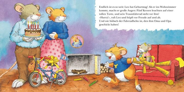 Produktbild: Maxi Pixi 505: Leo Lausemaus lernt Rad fahren