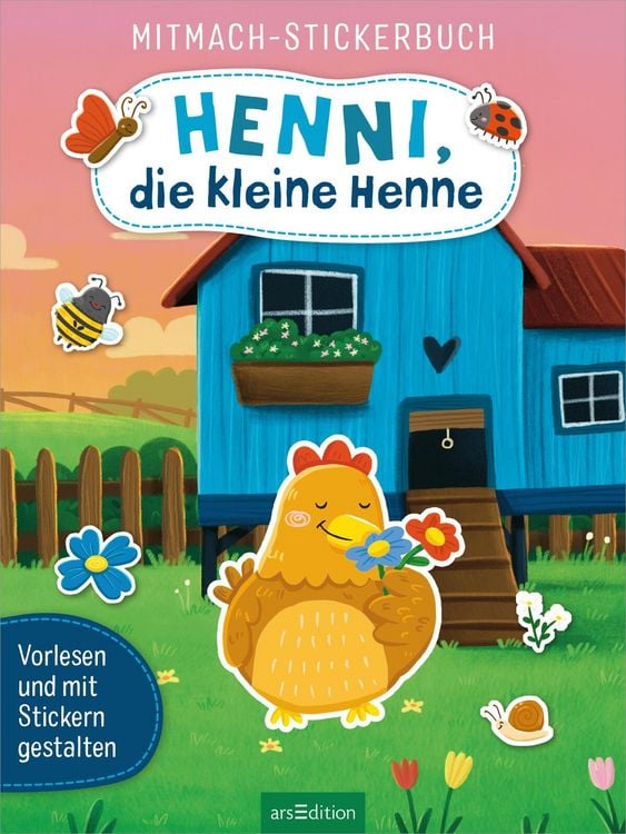 Produktbild: Mitmach-Stickerbuch &ndash; Henni, die kleine Henne
