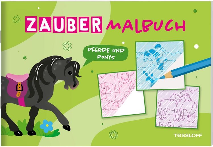 Produktbild: Zaubermalbuch. Pferde und Ponys