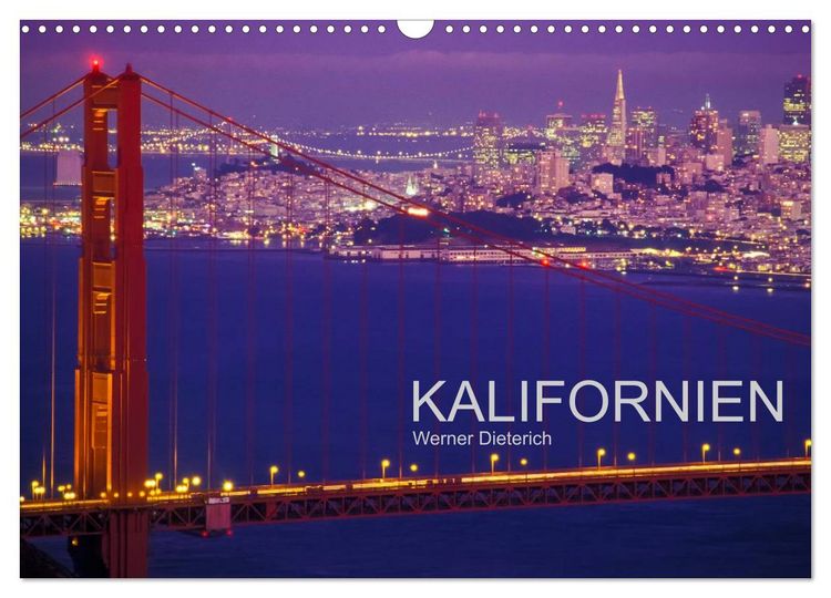 Produktbild: KALIFORNIEN (Wandkalender 2026 DIN A3 quer), CALVENDO Monatskalender