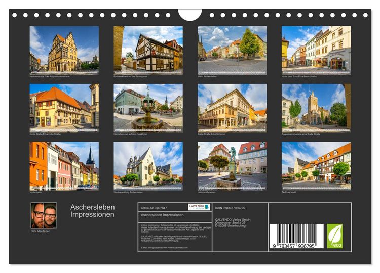 Produktbild: Aschersleben Impressionen (Wandkalender 2026 DIN A4 quer), CALVENDO Monatskalender