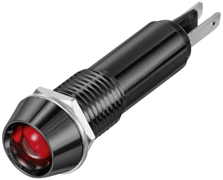 Produktbild: TRU COMPONENTS TC-12355448 LED-Signalleuchte Rot 12 V/DC, 24 V/DC