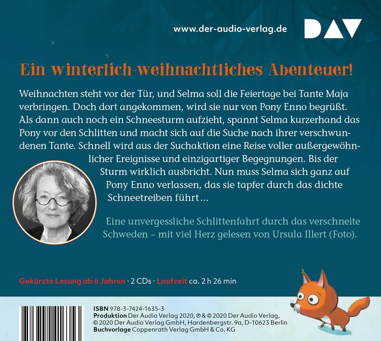 Produktbild: Die wundersame Winterreise der Selma Larsson