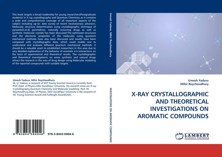 Produktbild: X-RAY CRYSTALLOGRAPHIC AND THEORETICAL INVESTIGATIONS ON AROMATIC COMPOUNDS