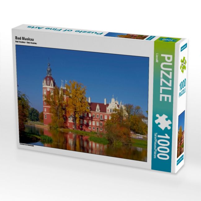 Produktbild: CALVENDO Puzzle Bad Muskau 1000 Teile Puzzle quer | 1000 Teile Lege-Gr&ouml;&szlig;e 64 &times; 48 cm Foto-Puzzle f&uuml;r gl&uuml;ckliche Stunden