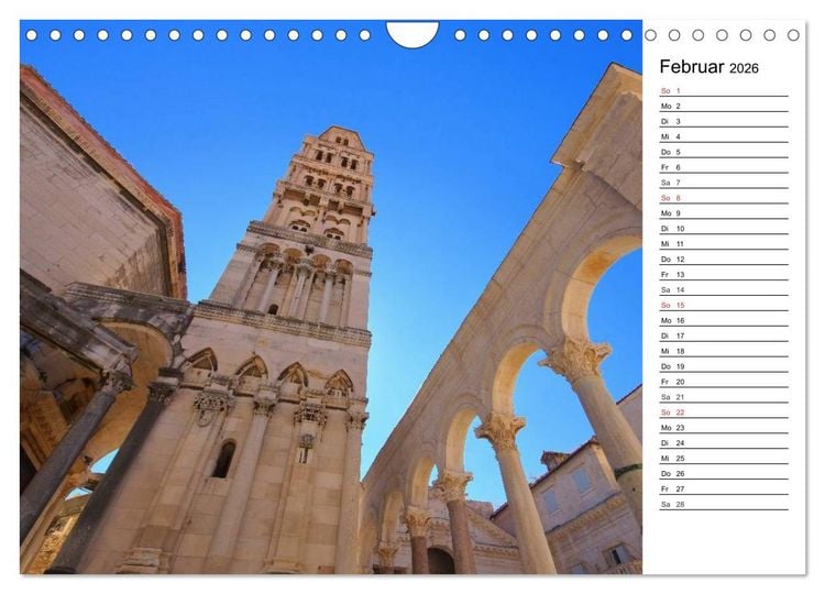 Produktbild: Split - Metropole Dalmatiens (Wandkalender 2026 DIN A4 quer), CALVENDO Monatskalender