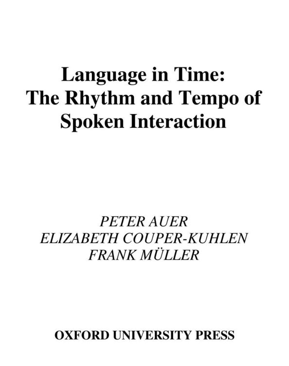 Produktbild: Language in Time
