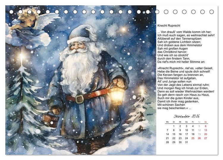 Produktbild: Gedichte von Theodor Storm (Tischkalender 2026 DIN A5 quer), CALVENDO Monatskalender