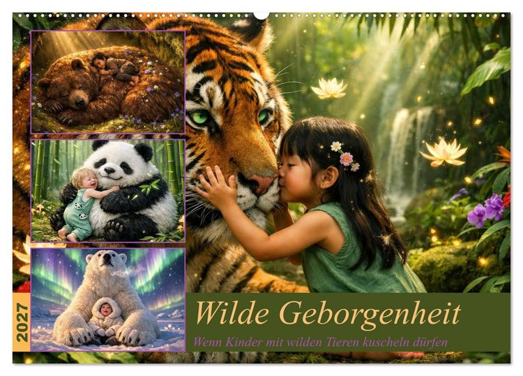 Produktbild: Wilde Geborgenheit (Wandkalender 2027 DIN A2 quer), CALVENDO Monatskalender