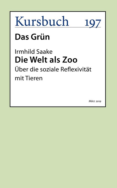 Produktbild: Die Welt als Zoo
