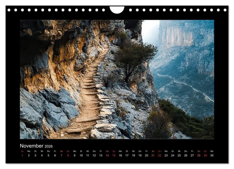 Produktbild: Abenteuerliche Wege (Wandkalender 2026 DIN A4 quer), CALVENDO Monatskalender
