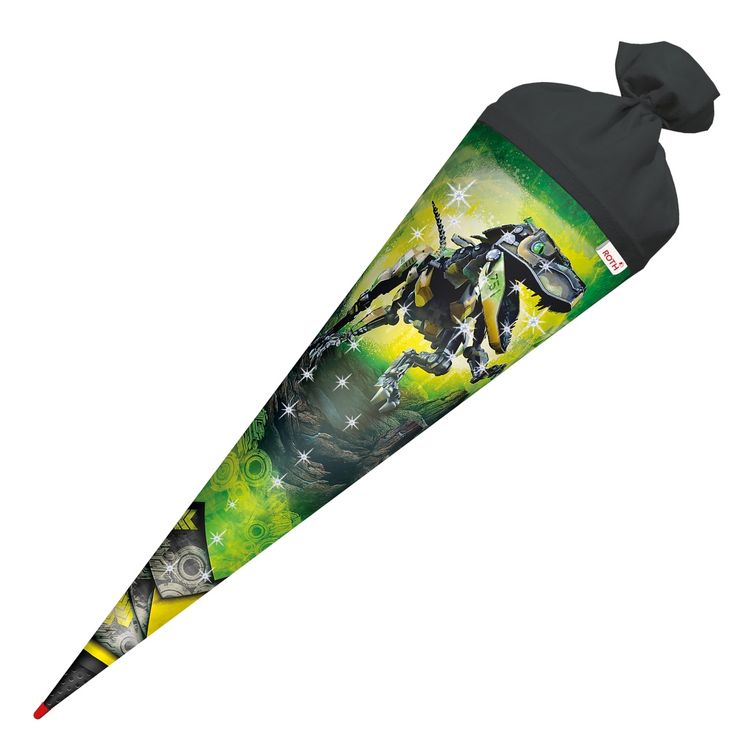 Produktbild: Motivschult&uuml;te 70cm, Robo-Rex, Effekt