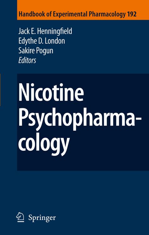Produktbild: Nicotine Psychopharmacology