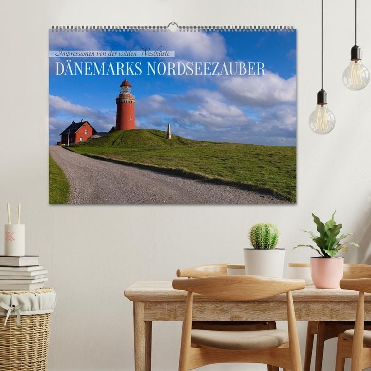 Produktbild: D&auml;nemarks Nordseezauber (Wandkalender 2026 DIN A2 quer), CALVENDO Monatskalender