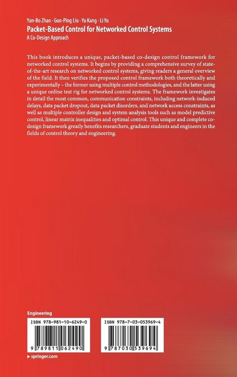 Produktbild: Packet-Based Control for Networked Control Systems
