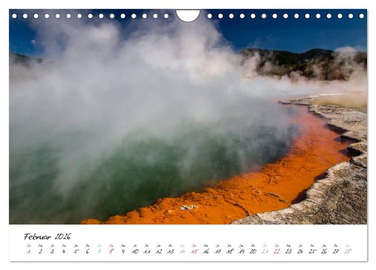 Produktbild: Neuseeland - Streifzug &uuml;ber die Nordinsel (Wandkalender 2026 DIN A4 quer), CALVENDO Monatskalender