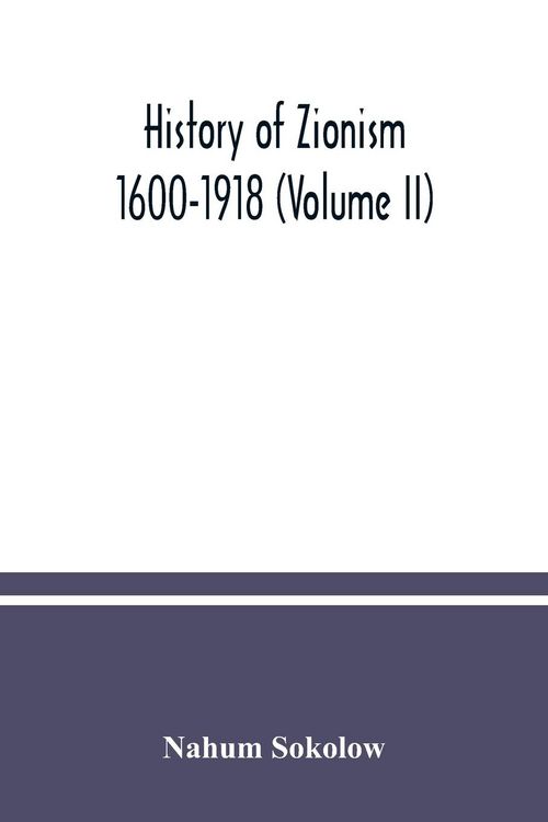 Produktbild: History of Zionism