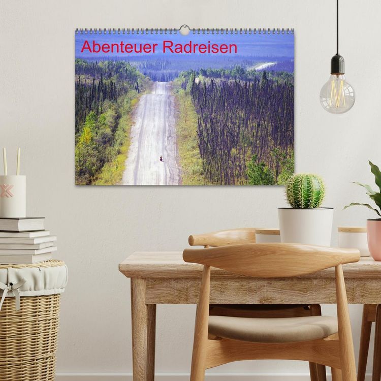 Produktbild: Abenteuer Radreisen (Wandkalender 2026 DIN A3 quer), CALVENDO Monatskalender