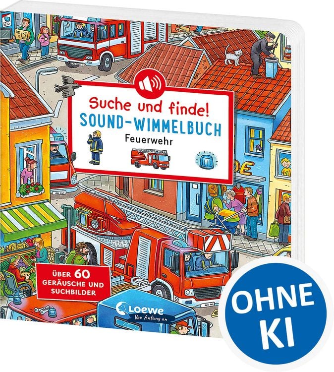 Produktbild: Suche und finde! Sound-Wimmelbuch - Feuerwehr