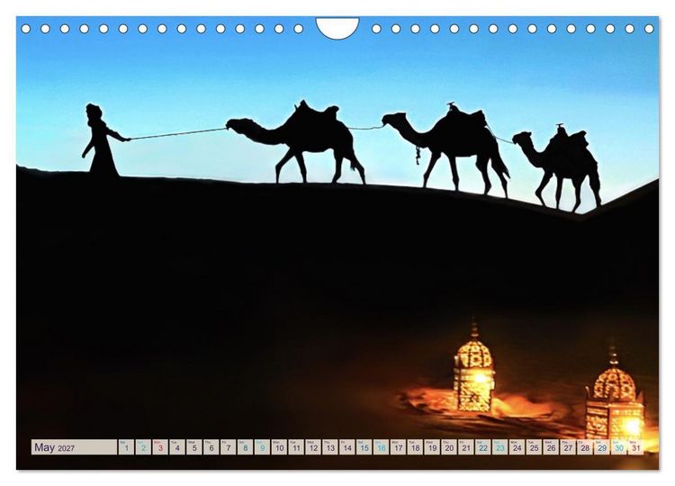 Produktbild: Marocco&rsquo;s Silent Desert (Wall Calendar 2027 DIN A4 landscape), CALVENDO 12 Month Wall Calendar