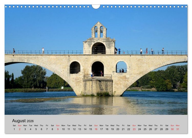 Produktbild: Historic Bridges of Provence (Wall Calendar 2026 DIN A3 landscape), CALVENDO 12 Month Wall Calendar